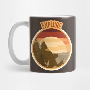 Explore the unseen. Never lose your sense of wonder. To travel is to live Mug